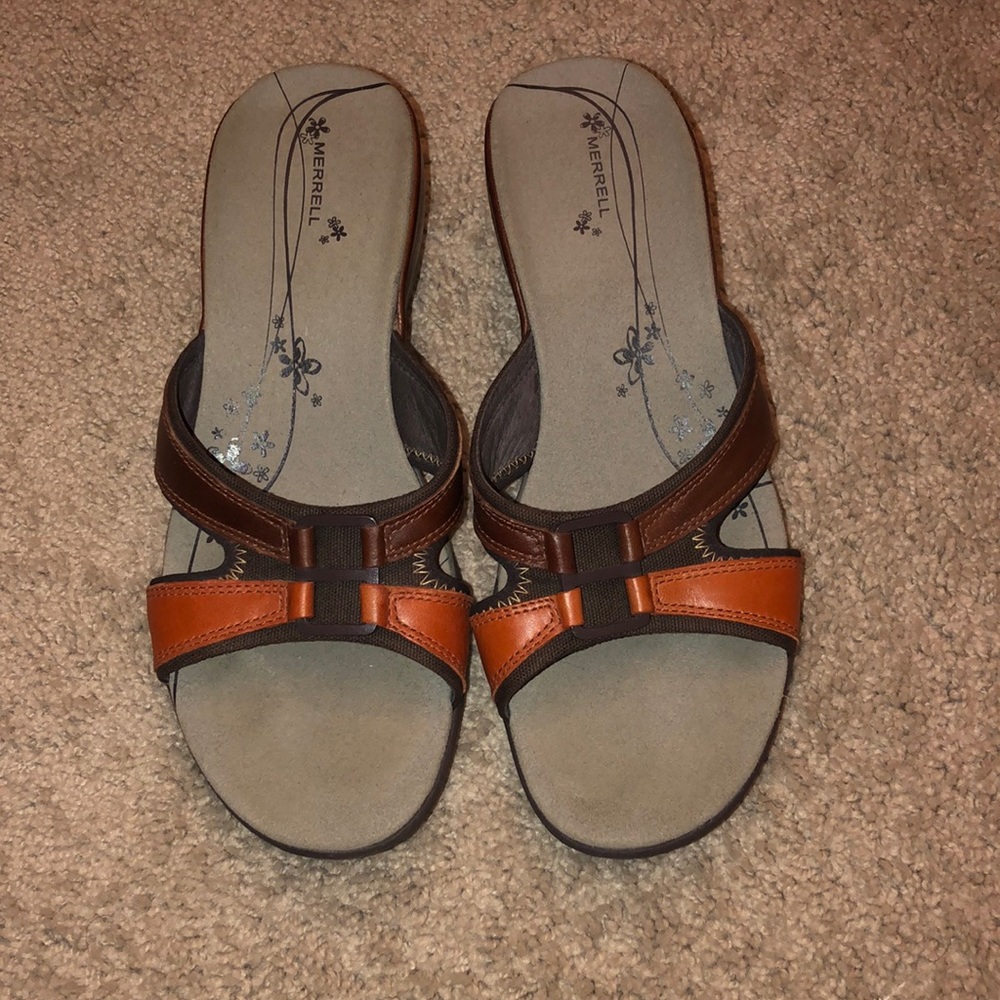 Merrell slides, US size 10, Euro 41